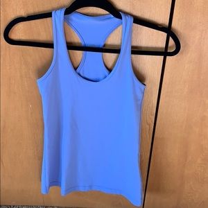 Blue lululemon tank